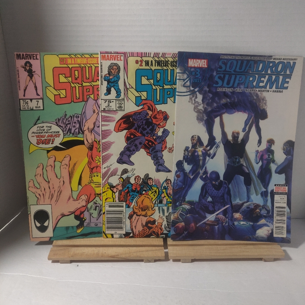 Squadron supreme comic books